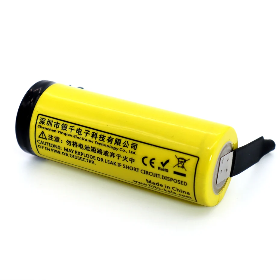 Rechargeable Lithium Batteries LiitoKala Lii-16C 18500 1600mAh 3.7 V rechargeable battery Recarregavel lithium ion battery For LED flashlight DIY Nickel