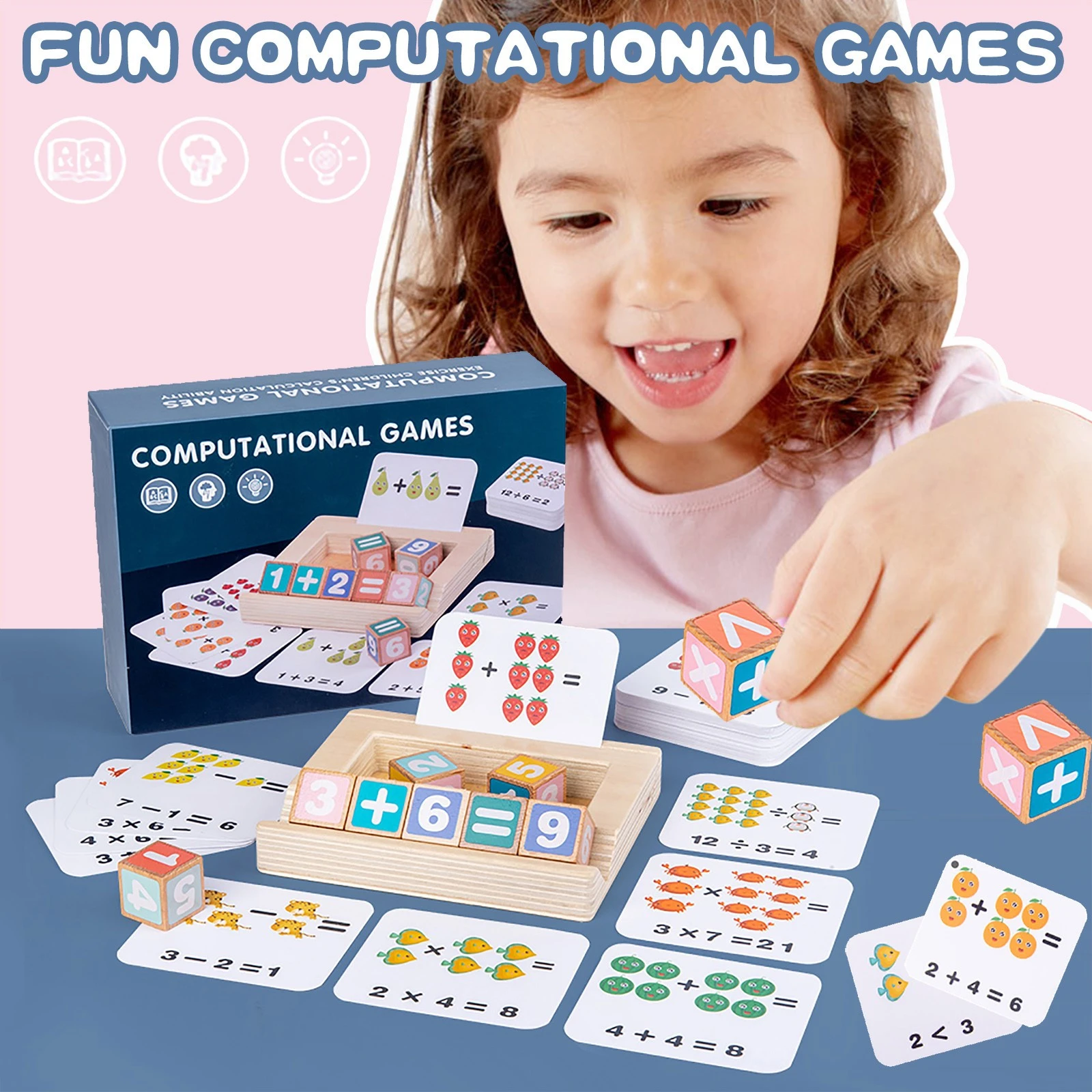 Novelty Board Game Matching Math Game Toy Kids Children Playset Mathematical Intelligence Stick Building Blocks Gift Toy For Bo|Math Toys| - Aliexpress