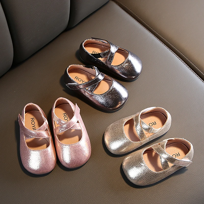 Одежда для малышей обувь для девочек детский ансамбль для девочки; платье принцессы Обувь для танцев новорожденных кожаные ботинки кэжуал