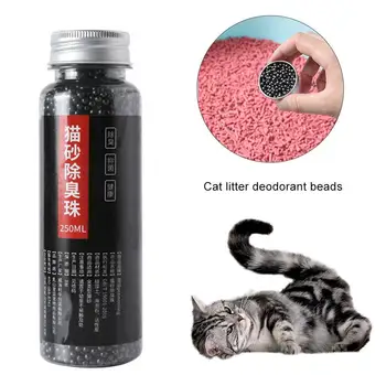 

Pets Litter Sand Cat Litter Deodorant Beads Activated Carbon Absorbs to Cat Stink Cleaning Supplies
