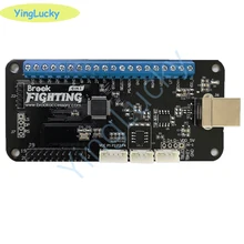 USB Encoder adapter Original 4 in 1 Brook UNIVERSAL FIGHTING BOARD PCB supports Xbox One, Xbox 360, PS4, PS3, Wii U, PC & Switch
