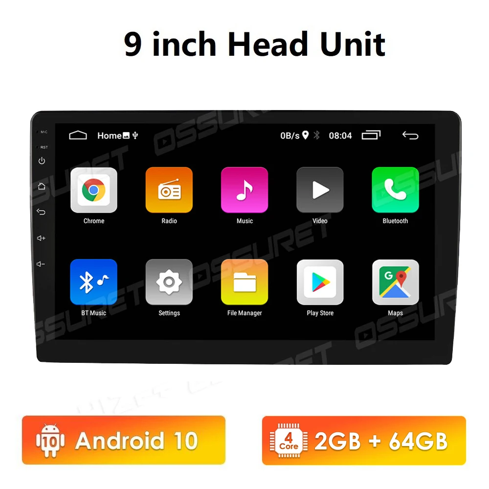 9/10.1 дюймовый Android 10 GPS навигация Авторадио мультимедийный DVD плеер Bluetooth WIFI MirrorLink