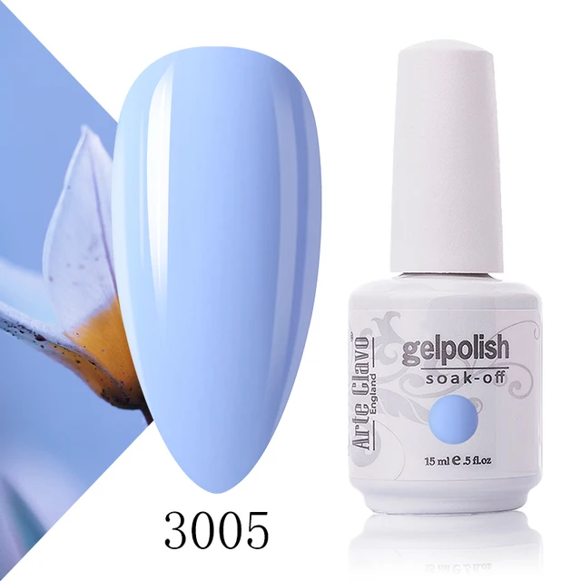 Arte Clavo 131 Colors Gel Polish Nail Gel Varnish Paint Semi Permanent Nails Art Gel Nail Polish For Manicure Top Coat Base Coat 3005