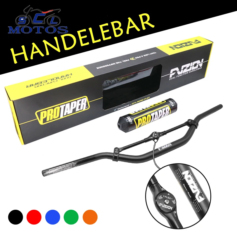 Dirt Bike Grips ProTaper Evo Handlebar - 1-1/8" Fat Bar For Dirt Bikes & ATVs (Red, Includes Grips/Pads) ProTaper Handlebars - Foto 11