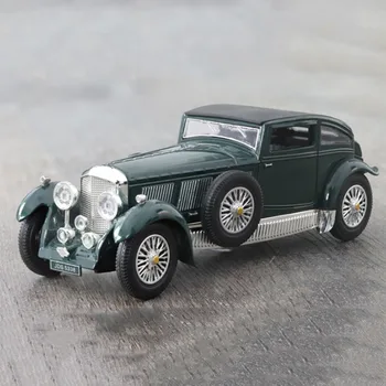 

Bentley 1930s 8L Antique Nostalgic Classic Car Model Sound and Light Pull Back Retro Model For Birthday Kids Gift or Decoration