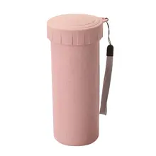 Творческий портативный размер бамбуковое волокно хитовый Материал чашки милый дизайн подходит для путешествий кухонная посуда