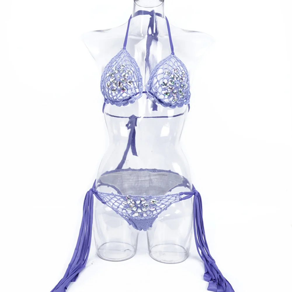 Swimwear Women's Clothing Boho Brazilian bikini Beachwear Diamond Bay