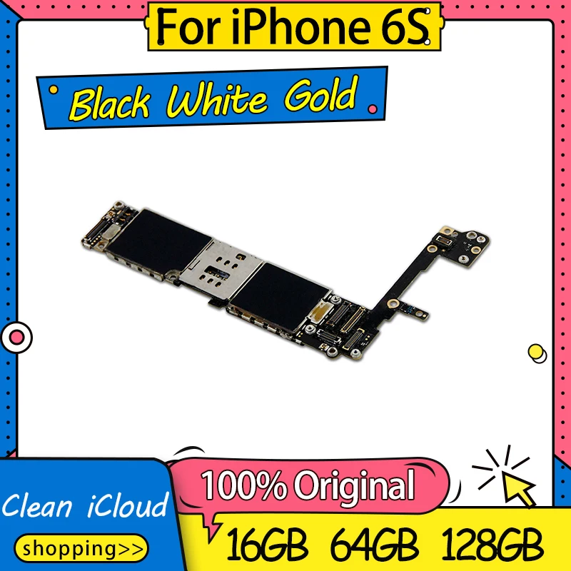 Материнская плата для iPhone 6S 100% разблокированная протестирована хорошо работает