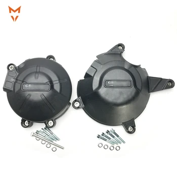 

Black Motorcycles Engine Protection Cover Moto Engine Shell Case for GB Racing For KAWASAKI Z300 2014 2015