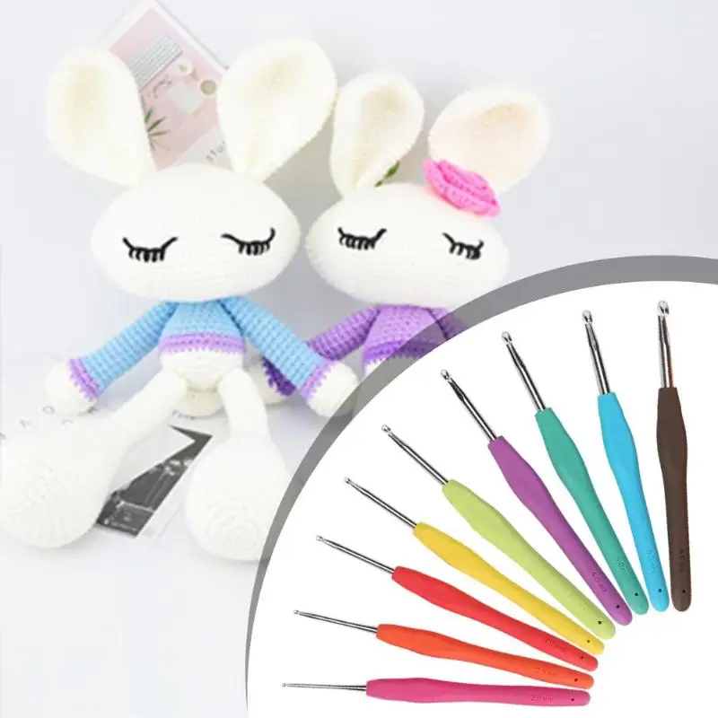 

Portable Travel Crochet Hooks Sweater Sewing Needles Storage Tool Weaving Tools Kit Set With Box Sewing Accessories