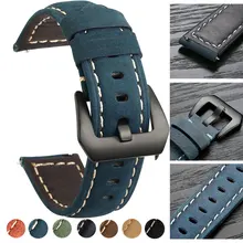 20 мм 22 мм кожаный ремешок для Amazfit huawei samsung gear S3 Frontier часы из натуральной кожи ремешок Замена ремни