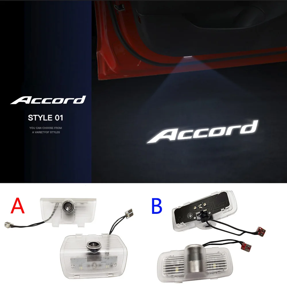 2 шт. Автомобильные светодиодные сигнальные лампы для дверей Honda Accord 7 8 9 10th Acura TSX RDX