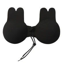 Ниппель бесшовные груди лифтинг против отвисания шнурок с кроличьими ушами прокладки невидимый бюстгальтер силиконовый пуш-ап дышащий