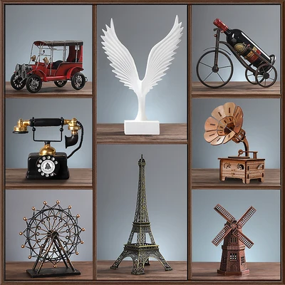 

The sitting room lives in wine ark adornment, style puts pieces, red wine wears creative office desk handicraft small ornament