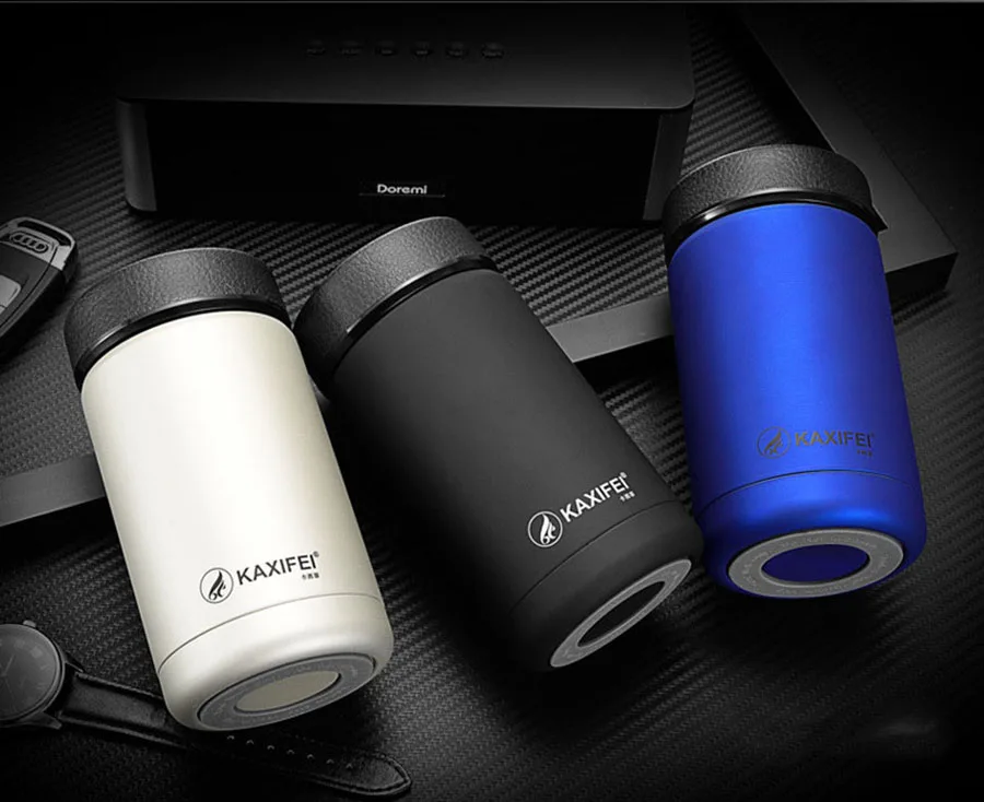 XYKIT 400/680ML Thermos Tea coffee mug Insulated Cup 304 Stainless Steel Thermo Mug Water Bottle Vacuum Flask Travel Coffee Mug