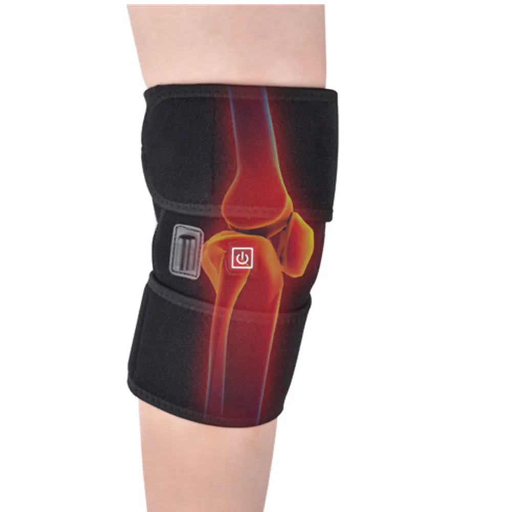 Инфракрасная нагретая коленная скоба, поддержка артрита, наколенник, грелка, обертывание, массажер, травма, судороги, терапия, облегчение боли в суставах, уход за ногами - Цвет: knee support