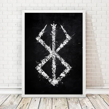

Berserk Anime Black Art Canvas Poster Home Wall Decor (No Frame)
