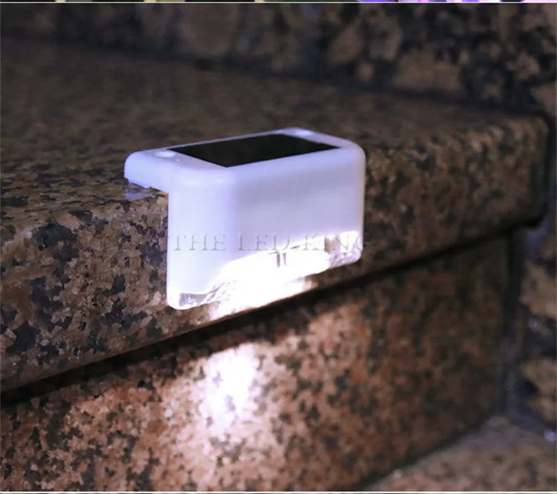 1- 10Pcs Led Solar Path Scale Lights Outdoor Garden Yard Fence Wall Landscape Lamp Luce Notturna Solare Batteria Ni-Mh Ricaricabile