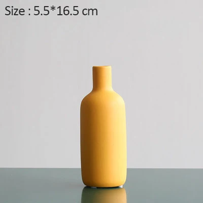 B Скандинавские Morandi керамическая ваза для цветов, украшение дома, Современная Художественная ваза для цветов и растений, держатель для стола, гидропоника, декоративная фигурка - Цвет: B