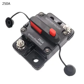 

DC12-32V Circuit Breaker Replace Fuse Holder 50-200A Car Speaker Resettable Fuse