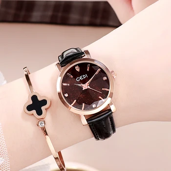

Watch women 10pcs quartz wristwatches ladies watches luxury Upscale Leather strap watch bulk items wholesale lots free shipping
