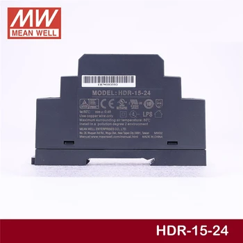 

nice MEAN WELL 2Pack HDR-15-24 24V 0.63A meanwell HDR-15 15W Single Output Industrial DIN Rail Power Supply
