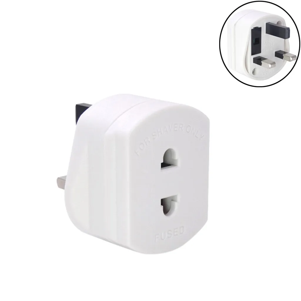 

Novelty EU 2 Pin To 3 Pin Toy UK Electric Power Shaver Toothbrush Plug Adaptor Converter Durable for Travel Socket Adapter #927