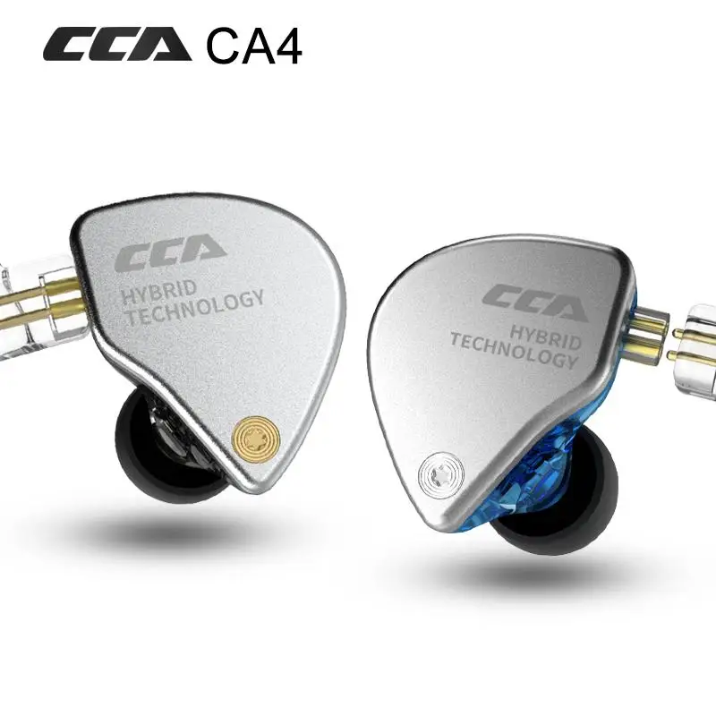 CCA CA4 1DD+ 1BA гибридные технологии монитор наушники Hifi бас наушники спортивные наушники