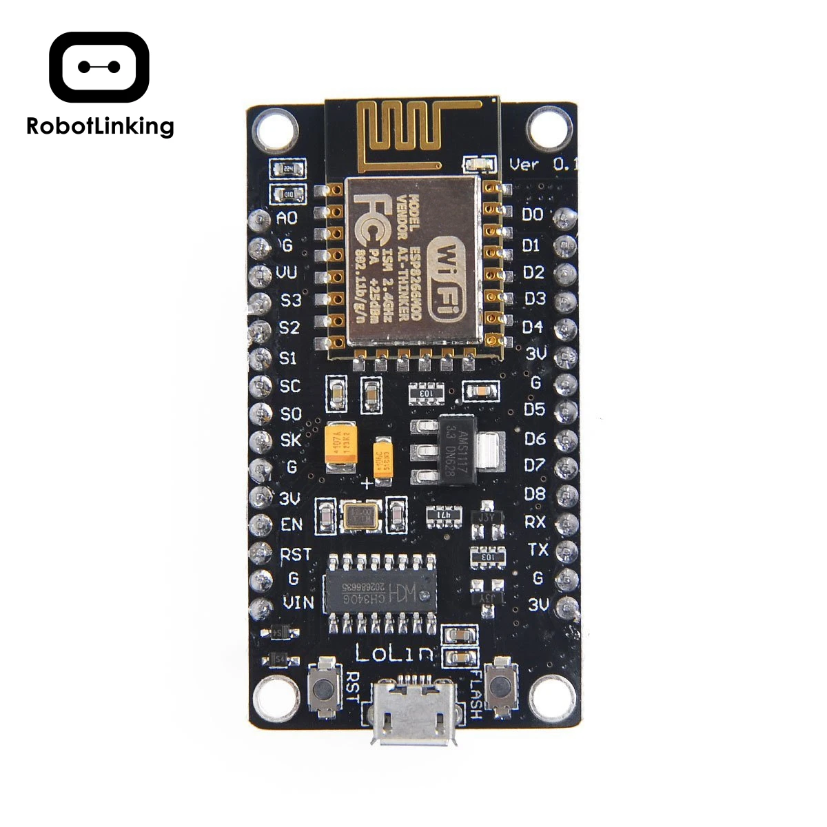 Беспроводной модуль CH340/CP2102 NodeMcu V3 Lua WIFI Интернет вещей макетная плата на основе