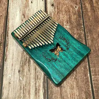 

17 Key Kalimba Thumb Piano Mahogany Mbira Musical Instrument Calimba African Finger Piano Beginner Machine Instrumento