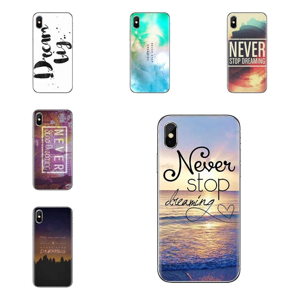 Чехол для телефона Huawei Nova 2 3 2i 3i Y6 Y7 Y9 Prime Pro GR3 GR5 2017 2018 2019 Y5II Y6II Never Stop dreamlife с цитатами