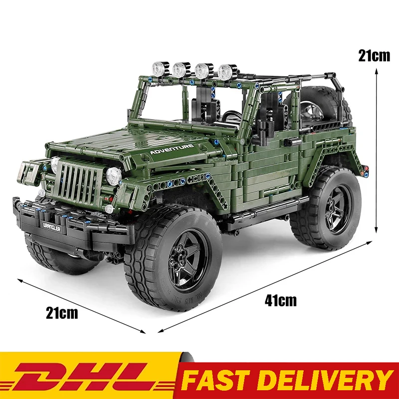 

MOULD KING MOC High-Tech RC Jeeps Adventure Off-road vehicle Model Building Block Bricks Kids Educational Toys Christmas Gifts