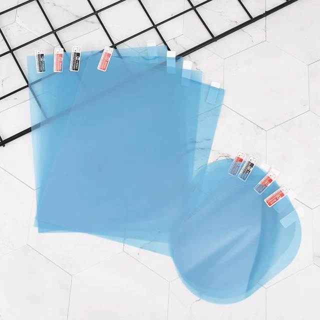 Фото 8 pcs car rear mirror protective fog window clear rainproof Фото 8 pcs car rear mirror protective fog window clear rainproof