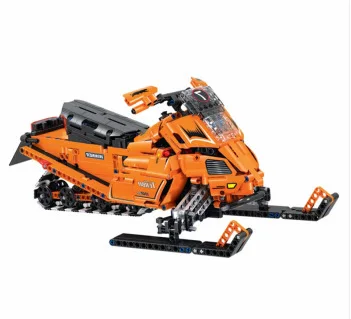 1:8 модель снегохода строительный блок гоночный автомобиль скорость LegoINGlys Technic