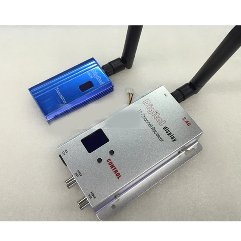 

1Set 2.4G1W Wireless Transmitter Receiver Suit 1000MW Video and Audio Transmission Transceiver Spare Parts for RC Aircraft