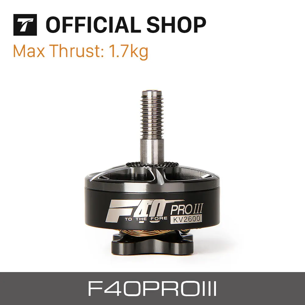 

T-motor Drone Professional F40 PRO III 2400KV/2600/1600 Brushless Electrical Motor For Racing Motor FPV Freestyle Frame airplan