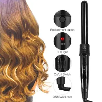 

Hair Straightener 5 Kinds of Tube Shape Deep Curly Ceramic Curling Iron Led Lamp Heating Hair Curler Curling Wand Styling Tool