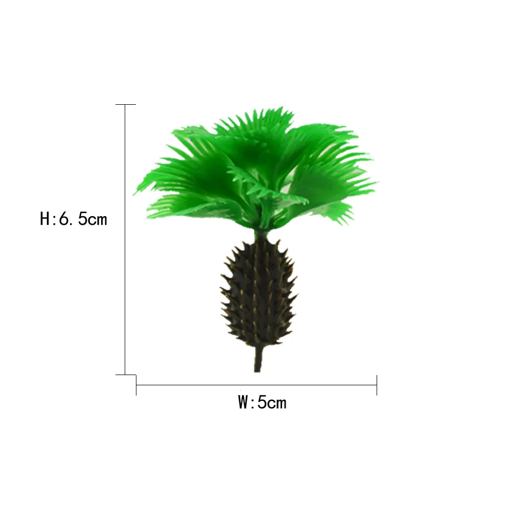 

Model Green Tree Toys Train 6.5cm Scale Railway Scenery Palm Trunk DIY Plastic Miniature Landscape Simulation Scenario Making