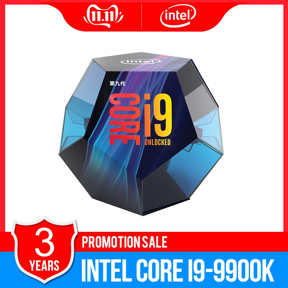 Процессор Intel Core i9 9900K для настольных ПК 8 ядер до 5 0 ГГц Turbo разблокированный LGA1151 300