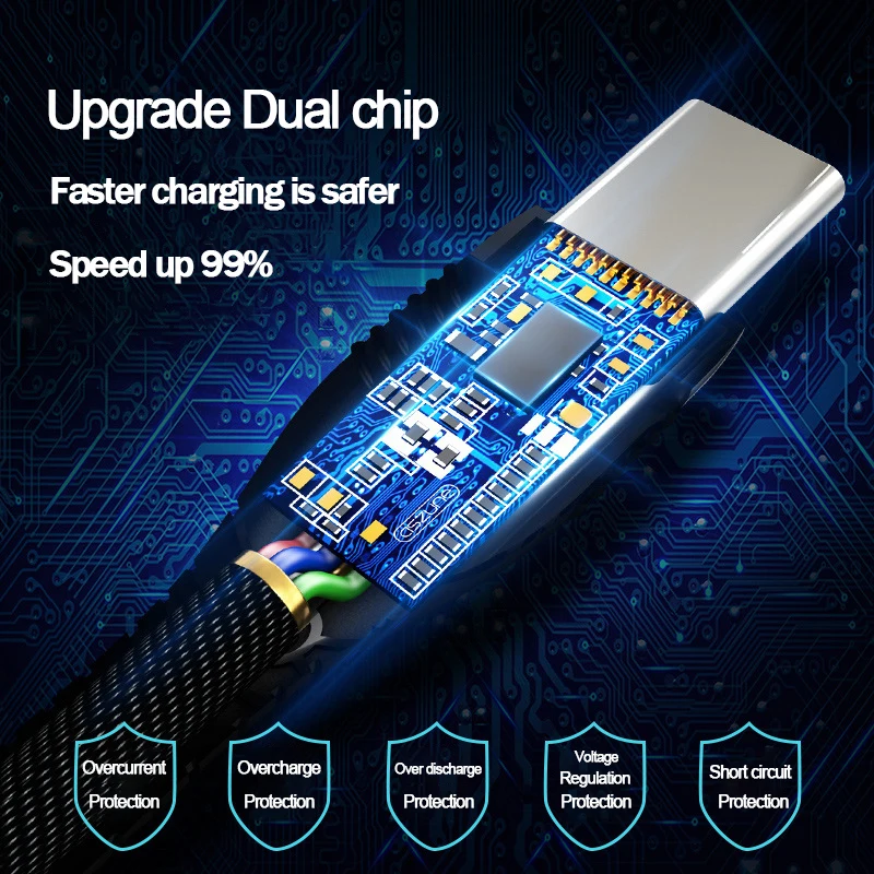 Кабель USB Type C 5A Quick Charge 3 0 Supercharge для Huawei P30 P20 Mate 20 Pro Phone Charger USBC Cord|Кабели мобильных