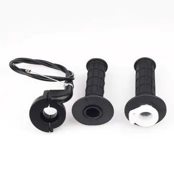 

7/8inch Throttle cable Handle Grip Black Motorcycle Replacement Practical