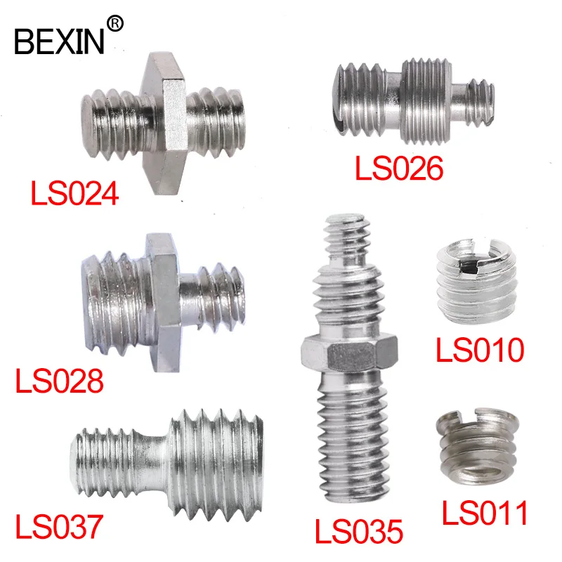 Аксессуары для камеры Винт быстросъемный винт 1/4 3/8 адаптер для крепления штатива винт для камеры dslr камера монопод - Цвет: Set