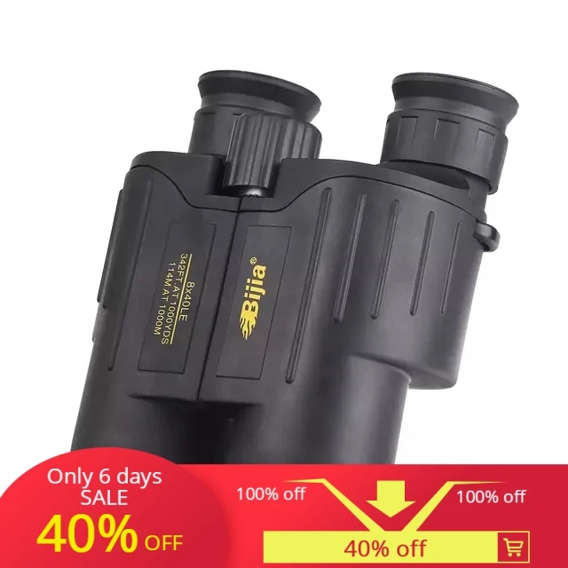 

BIJIA 8x40 Binocular Wide Angle jumelles Bird Watching Telescope Hunting Camping Telescopio ToolsLarge EyepieceHight Definition