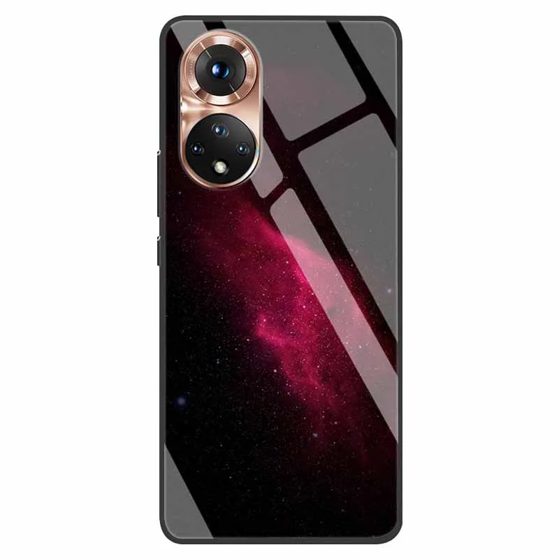 Luxury Tempered Glass Phone Case with Fashion Bumper