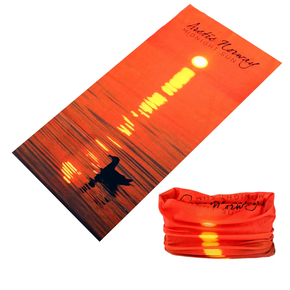 Buffe New Design Rainbow Stripe Graffiti Headbands Multi Use Hiking Running Fishing Cycling Bandanas Tube Neck Scarf Face Mask | Спорт и