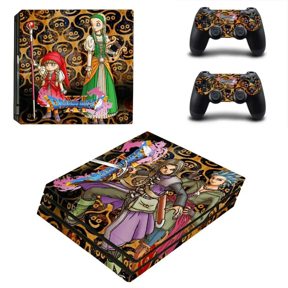 Dragon Quest PS4 Pro наклейка Play station 4 наклейки для кожи наклейки для playstation 4 PS4 Pro консоль и контроллер Скины Виниловые - Цвет: YSP4P-1560