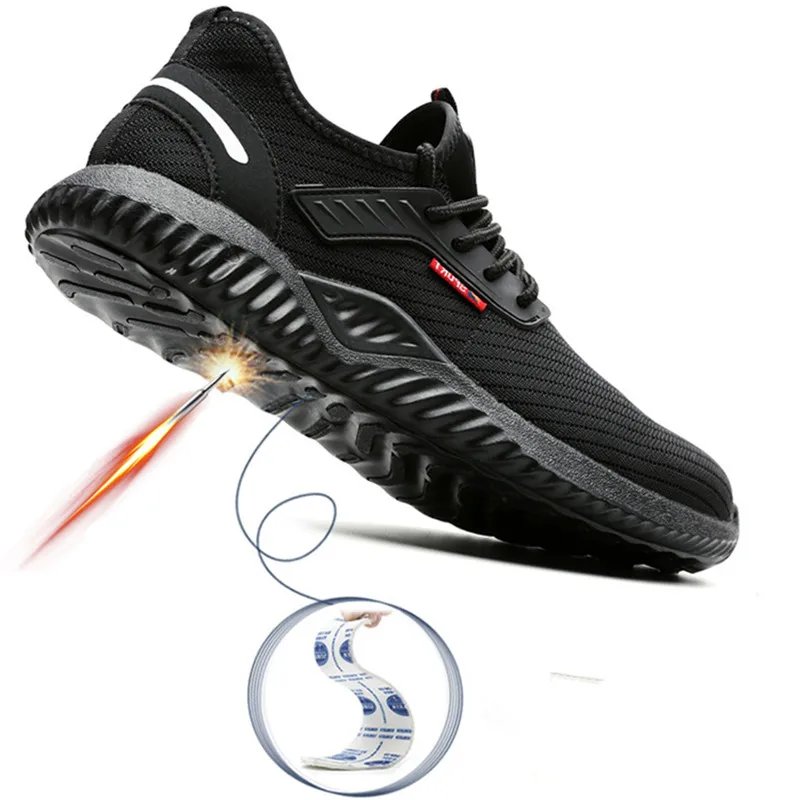 Защитные ботинки на все сезоны для мужчин и женщин рабочие Нескользящие