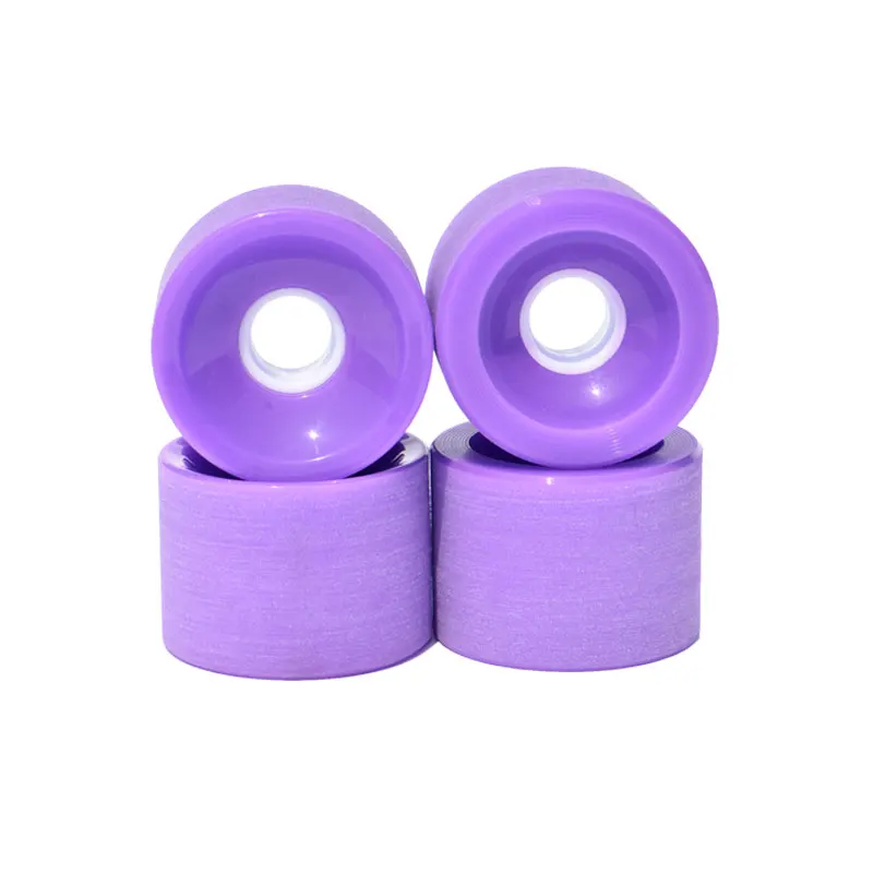 Skateboard Accessories Skateboard Wheel 4pcs 70x51mm Matte Surf Skateboard Wheels Longboard Low Noise Wear-resisting Road Field Street Skating