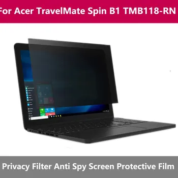 

Notebook Protector Protective Anti-spy Film Removable Privacy Screen Filter For Acer TravelMate Spin B1 TMB118-RN
