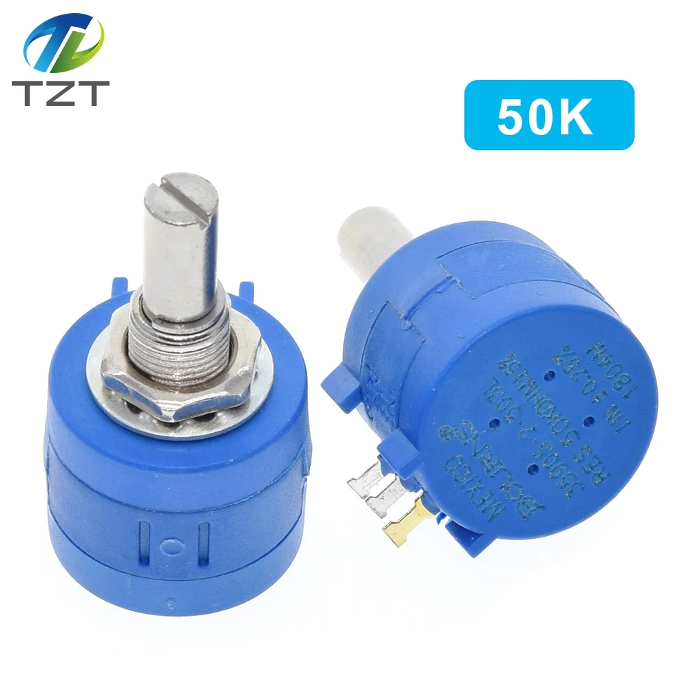 3590S Multiturn потенциометр 500 1 K, 2K 5K 10K 20K 50K 100K Ом Потенциометр переменный резистор 3590 102 202 502 103